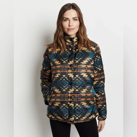 WOMEN'S  Pendleton REVERSIBLE JACKET - Picture 9 of 14